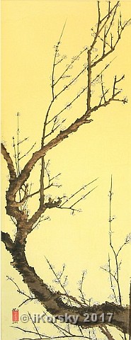 23 PLUM BRANCH 10X25.jpg - 1500 USD